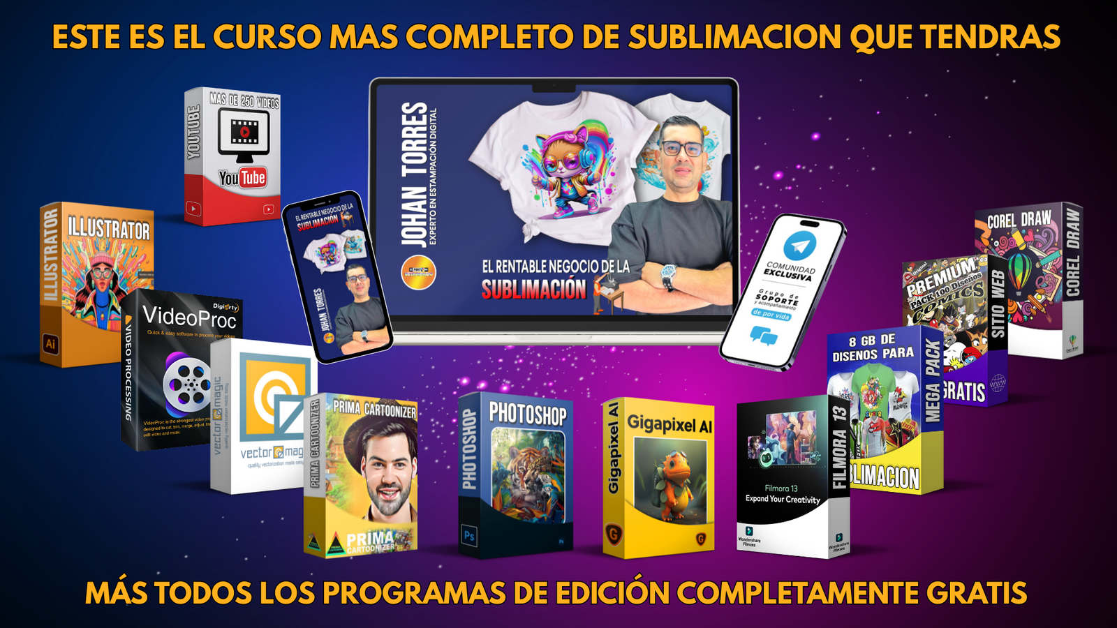 Curso El Rentable Negocio de la Sublimación